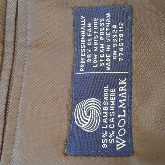 NWT Alan Flusser Brown Lambswool/Cashmere Sport Jacket 40R - Picture 11 of 16